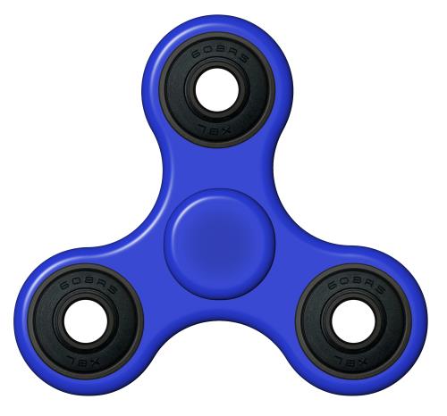 Fidget Hand Spinner Spinmax Bleu
