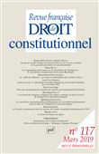 Revue française de droit constitutionnel 2019, N.117