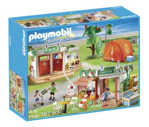 playmobil camping tente