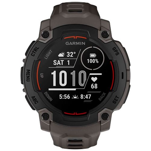 Garmin Instinct E 45Mm Black With Charcoal Band
