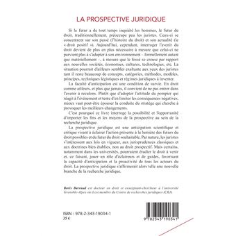 La prospective juridique