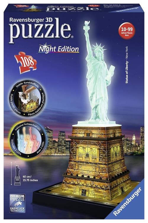 Puzzle 3D 108p Statue de la Liberté Ravensburger