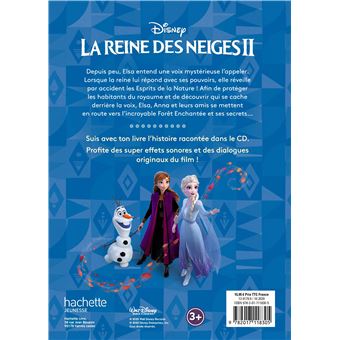 LA REINE DES NEIGES 2 - Mon histoire à écouter - L'histoire du film - Livre CD - Disney