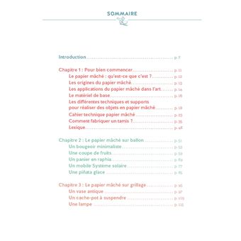 Modeler le papier mâché - Un livre pour tout savoir, pratique et accessible à tous