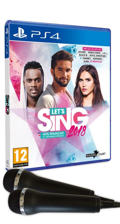 Let s Sing 2018 PS4 + 2 microphones