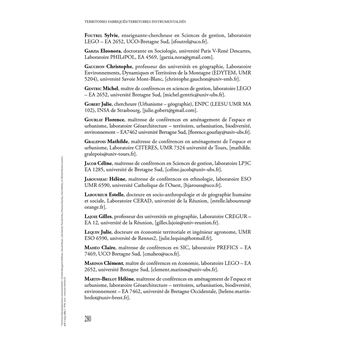 Territoires fabriqués/territoires instrumentalisés