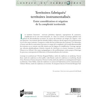 Territoires fabriqués/territoires instrumentalisés