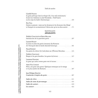 Gestes et bandes dessinées