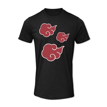 T-Shirt Naruto Akatsuki Cloud Heart 20th Anniversary Noir