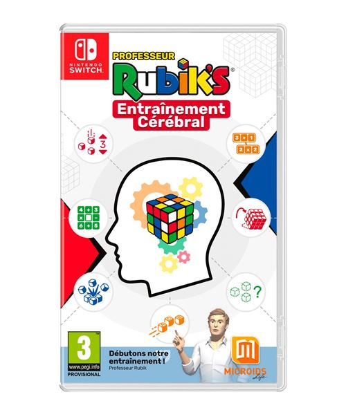 Pochette avant du jeu Professor Rubik's Entrainement Cerebral Nintendo Switch