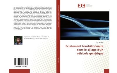 Eclatement tourbillonnaire dans le sillage d'un vehicule gen