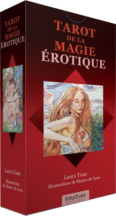 Coffret Tarot de la Magie Erotique + 78 cartes - Laura Tuan - Intuitives - Boîte ou accessoire - Jeux livres objets