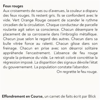 Effondrement en Course