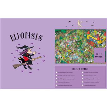 Où sont cachés la sorcière et les monstres ?