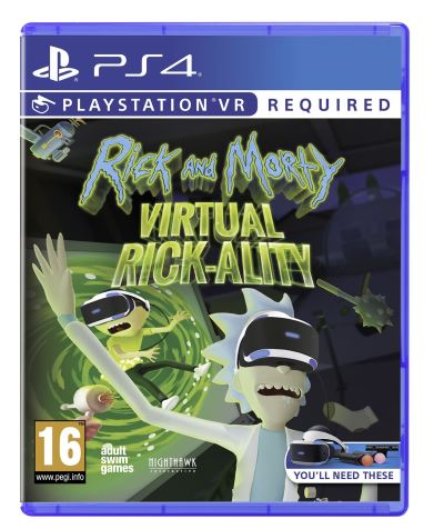 Pochette avant du jeu Rick and Morty Virtual Rick-ality PS4 VR