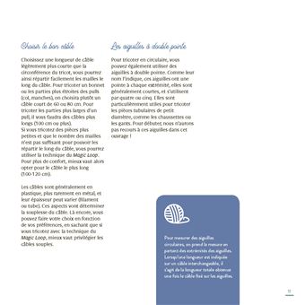 Apprendre le tricot circulaire. 14 leçons et 8 créations expliquées en pas à pas