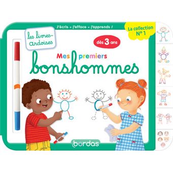 Les livres-ardoises - Mes premiers bonshommes