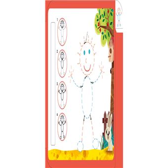 Les livres-ardoises - Mes premiers bonshommes