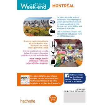 Guide Un Grand Week-End à Montréal