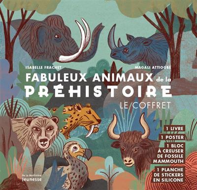 Fabuleux animaux de la préhistoire - Le coffret