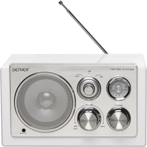Radio transistor denver electronics tr-61 blanc État correct - N/A reconditionné disponible sur Fnac