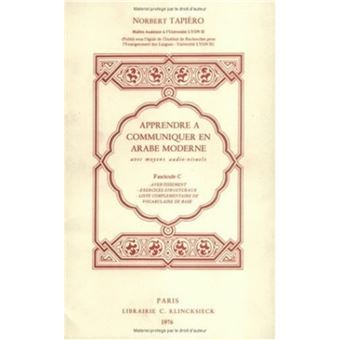 Apprendre à communiquer en arabe moderne