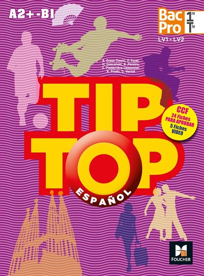 Tip Top espagnol, 1ère terminale BAC Pro