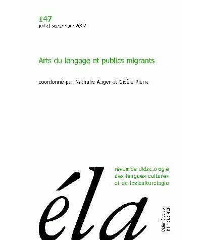 Études de linguistique appliquée - N° 3/2007