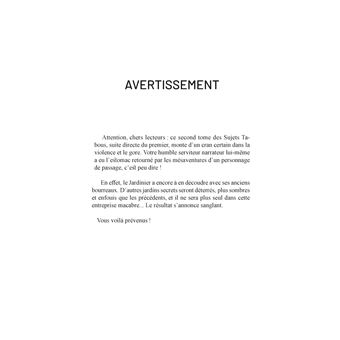 Sujets Tabous, tome 2