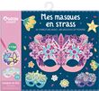 Ma pochette d'artiste - mes masques en strass