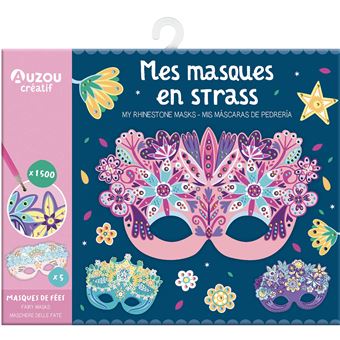 Ma pochette d'artiste - mes masques en strass