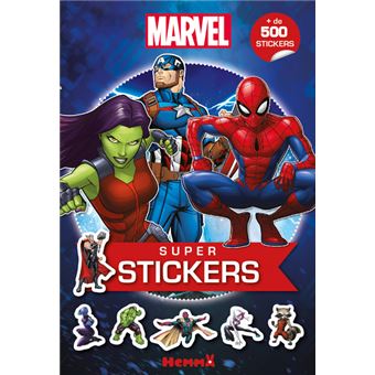 Marvel - Super stickers (Gamorra, Captain America, Spider-Man)