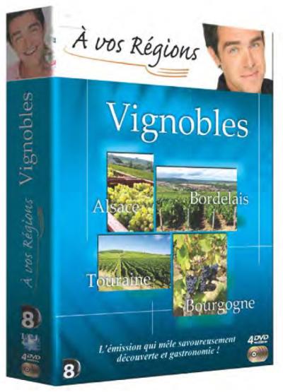 A vos régions : Les vignobles Coffret 4 DVD