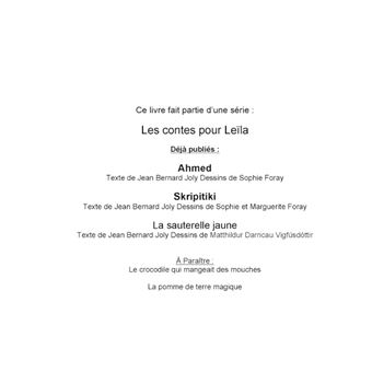 Les contes pour Leïla : La sauterelle jaune