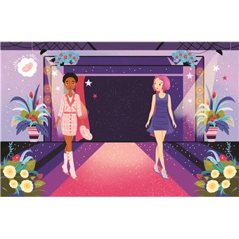 LIVRES SCINTILLANTS Styliste de mode - Habille-moi avec des stickers