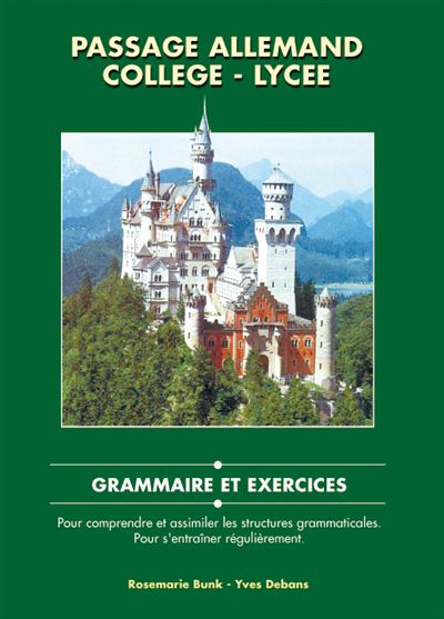 Passage allemand collège-lycée (2001) - ROSEMARIE BUNK DEBANS - Poche