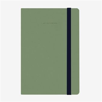 Carnet de notes Legami Medium Lined Vert Kaki