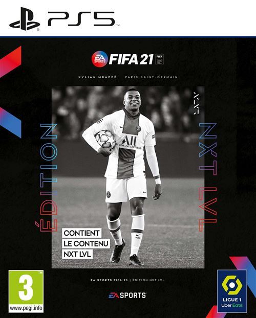 Pochette avant du jeu FIFA 21 PS5
