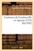 Coutumes de Goudourville en Agenais (1278)