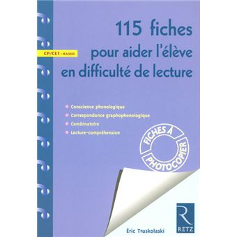 115 fiches pour aider l'élève en difficulté de lecture - broché - Jean