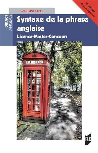 Syntaxe de la phrase anglaise -  Pur - broché