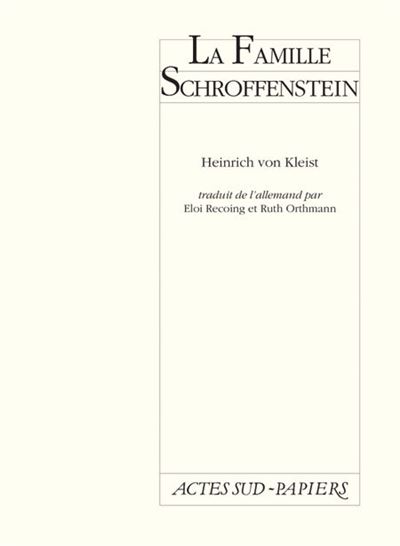 La famille schroffenstein