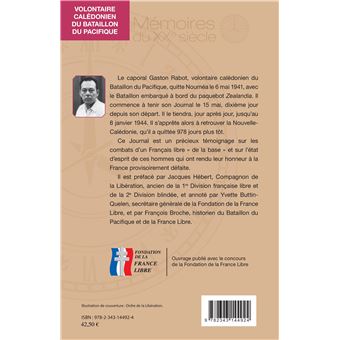 Volontaire calédonien du Bataillon du Pacifique