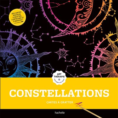 Cartes à gratter Art-thérapie Constellations