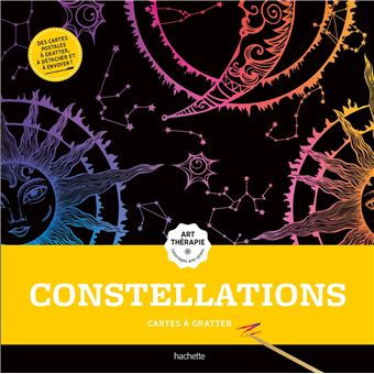 Cartes à gratter Art-thérapie Constellations