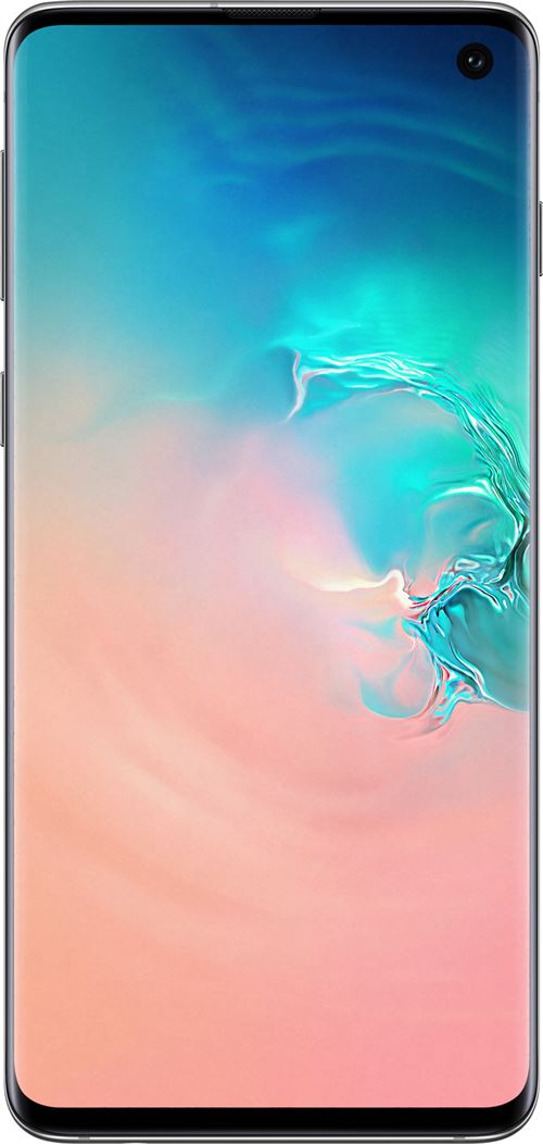 Smartphone Samsung Galaxy S10 128Go Blanc + Double Sim