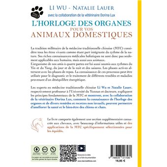 L'horloge des organes pour vos animaux domestiques