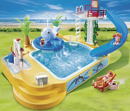 PLAYMOBIL Ensemble de jeu pour piscine avec fontaine baleine pour enfants  (arrêté par le fabricant) - Playmobil - Achat & prix