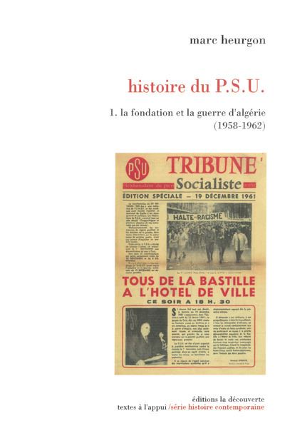 histoire du psu,1:fondation et guerre d'algerie