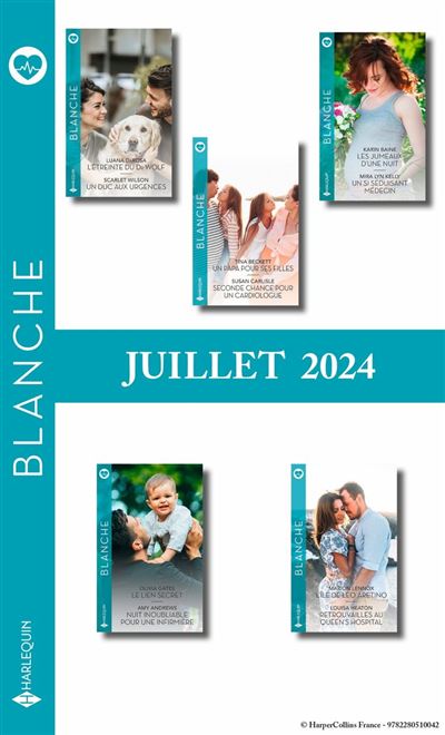 Pack mensuel Blanche : 10 romans (Juillet 2024) Collectif (2024)